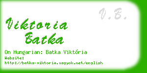 viktoria batka business card